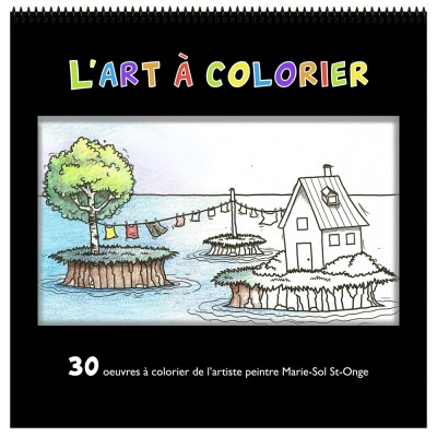 Cahier à colorier « 30 oeuvres de Marie-Sol St-Onge »